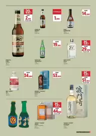Folheto Supercor semana 41 Página 11: Whisky "Japão" hatozaki €51,90, Gin japão 135 €34,90