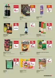 Folheto Supercor semana 41 Página 7: Sopa miso kikkoman encarnada ou branca €2,89, Molho soja shoyu bio clearspring €4,05
