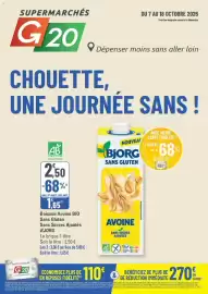 Catalogue G20 page 1: BJORG Boisson Avoine BIO €1,65