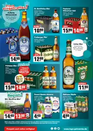 Logo Getränkemarkt Prospekt woche 43 Seite 2: St. Bonifatius Bier €10,99, Peroni Nastro Azzurro €4,49