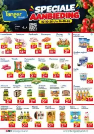 Tanger Markt folder week 41 Pagina 1: Danao Perzik-Abrikoos, Sinaasappel-Banaan Aardbei, Mango, & Multivitamine €1,99