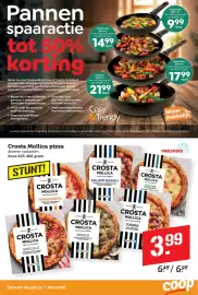 Coop folder week 42 Pagina 15: Crosta Mollica pizza €3,99, Koekenpan €17,99