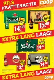 Coop folder week 42 Pagina 16: Warsteiner €14,49, Hertog Jan €15,99
