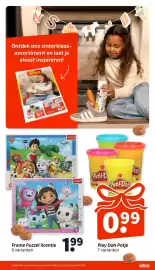 Wibra folder Pagina 14: Frame Puzzel licentie €1,99, Play Doh Potje €0,99