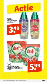 Wibra folder Pagina 17: Vaatwastabletten €5,99, Wasparsfum €3,49