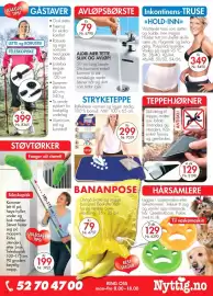 Nyttig kundeavis Side 14: Teleskopiske €399,00, Stryketeppe €299,00