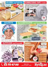 Nyttig kundeavis Side 20: Glassbokser €399,00, Praktisk dusjhette €99,00