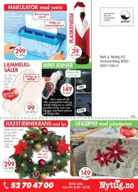 Nyttig kundeavis Side 31: Papirknuser €299,00, Lekker løper med julestjernedekor €149,00