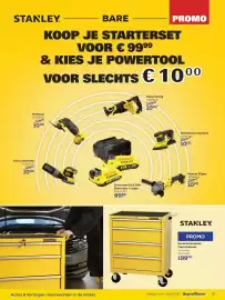Supra Bazar folder Pagina 9: STANLEY BARE PROMO KOOP JE STARTERSET VOOR € 9999 & KIES JE POWERTOOL VOOR SLECHTS € 1000