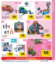 Carrefour folder | Speelgoed Pagina 11: Uitbarstende vulkaan Dino Rescue €44,95, Voertuig Megasaurus Dino Rescue €59,95