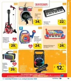 Carrefour folder | Speelgoed Pagina 15: Draadloze mini-luidspreker met dynamische microfoon en lichteffecten €12,95