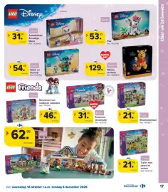 Carrefour folder | Speelgoed Pagina 17: Bloemenwinkel €21,95, Eenhoorn droomcafé €31,95