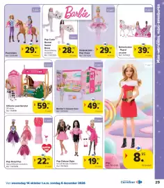 Carrefour folder | Speelgoed Pagina 29: Ultieme paardenstal €59,95, Barbie's nieuwe huis €49,95
