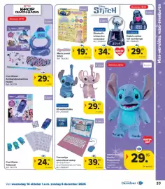 Carrefour folder | Speelgoed Pagina 33: Tweetalige educatieve laptop €39,95, Manicureset Stitch €19,95