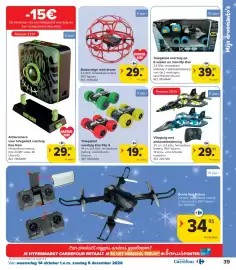 Carrefour folder | Speelgoed Pagina 39: Telegeleid voertuig Koo Flip 4 €19,95, Bolvormige mini-drone €29,95