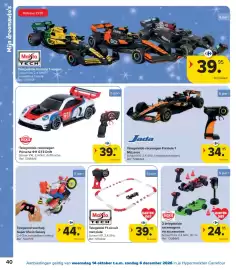 Carrefour folder | Speelgoed Pagina 40: Telegeleide racewagen Formule 1 McLaren €34,95