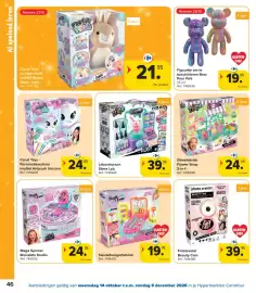 Carrefour folder | Speelgoed Pagina 46: Slimefabriek Flower Shop 2-in-1 €24,95, Laboratorium Slime Lab €39,95