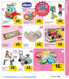 Carrefour folder | Speelgoed Pagina 5: Elektronische dierenpuzzel €16,95, Speelmat 5-in-1 Turbo Sport €29,95