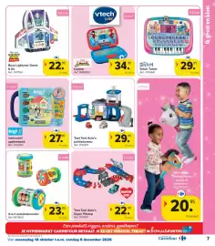 Carrefour folder | Speelgoed Pagina 7: Toet Toet Auto's Super Pitstop €22,95, Toet Toet Auto's politiebureau €29,95