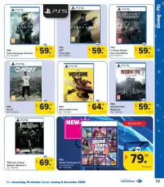 Carrefour folder | Speelgoed Pagina 73: PS5 Marvel Wolverine €64,95, PS5 FC 27 €69,95