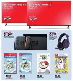 Catálogo Target semana 42 Página 15: Turtle Beach Stealth 600 wireless gaming headset for XBOX €94,99, Pokemon Go Plus €59,99
