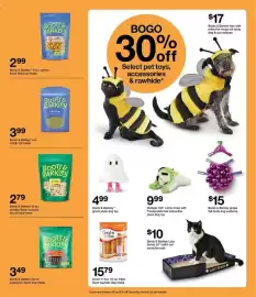 Catálogo Target semana 42 Página 7: Boots & Barkley chicken flavor crunchy biscuit dog treats €279,00