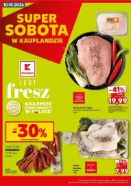 Kaufland gazetka Strona 2: 10.10.2026 SUPER SOBOTA W KAUFLANDZIE B Stoisko Migsne FLET Z PERS NOVA Kaufland JEST fresz LAUR