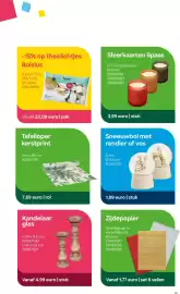 AVA folder Pagina 13: Theelichtjes bolsius €22,09, Tafelloper kerstprint €7,69