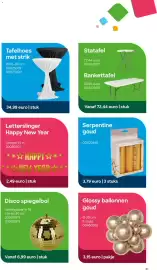AVA folder Pagina 21: Serpentine goud €3,79, Glossy ballonnen goud €3,15