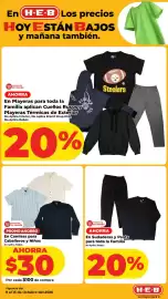 Folleto HEB semana 41 Página 15: Sudaderas y Pants, Playeras para toda la Familia