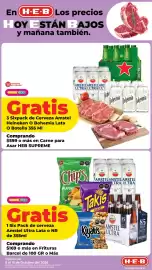 Folleto HEB semana 41 Página 3: Cerveza Amstel Heineken O Bohemia