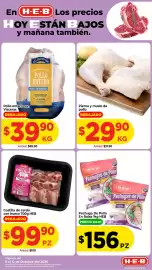 Folleto HEB semana 41 Página 6: Pierna y muslo de pollo €29,90, Hill Country Fare Pollo Entero €39,90