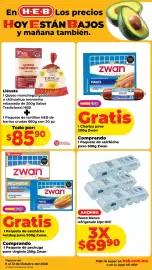 Folleto HEB semana 41 Página 8: Zwan chorizo con pavo, H-E-B Queso manchego, gouda o chihuahua menonita €85,90