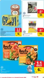 Carrefour Market folder week 42 Pagina 15: Tijgergarnaalstaarten Ebi €17,00, Garnaalstaarten Vannamei Ebi €11,90