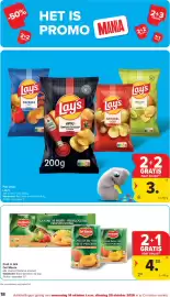 Carrefour Market folder week 42 Pagina 18: Fruit in blik Del Monte €4,80, Flat chips Lay's €3,00
