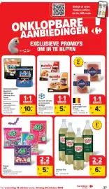 Carrefour Market folder week 42 Pagina 27: Snoep Lutti €5,66, Canada dry ginger ale €6,78