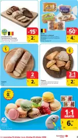 Carrefour Market folder week 42 Pagina 3: Brood Boerkens' en Exosud €4,64, Ciabatta €2,00