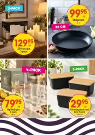 EKO reklamblad vecka 42 Sida 4: Mirena highball-glas €79,95, Förvaringsburk med lock 3-pack €29,95