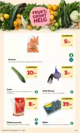 Hemköp reklamblad vecka 42 Sida 16: Blåbär €39,00, Delikatesspotatis €8,00