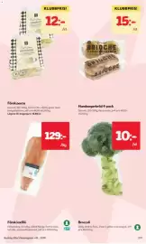 Hemköp reklamblad vecka 42 Sida 2: Garant färsk pasta €12,00, Färsk laxfilé €129,00