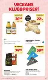 Hemköp reklamblad vecka 42 Sida 4: Präst, Herrgård, Grevé €59,95, Dafgårds grekiskt lantbröd italienskt surdegsbröd €22,00