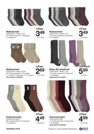 Zeeman Prospekt Seite 12: Babysocken €3,49, Babysocken €2,69
