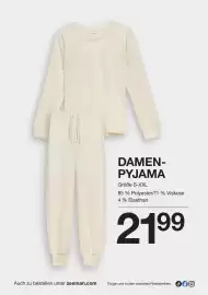 Zeeman Prospekt Seite 8: Damen-Pyjama €21,99