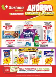 Folleto Soriana Híper semana 41 Página 1: Lavatrastes Salvo líquido limón €59,90, Blanca nieves €10,00