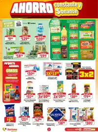 Folleto Soriana Híper semana 41 Página 2: Cereales Precíssimo €30,00, Tajín chile en polvo clásico €38,90