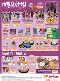 Folleto Soriana Híper semana 41 Página 8: Todos los artículos de hogar y decoración de Halloween, Winis Cool piñatera €209,90