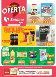 Folleto Soriana Híper semana 41 Página 1: Arroz Verde Valle €21,90, Cottonelle Elegance €199,00