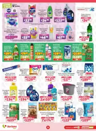 Folleto Soriana Híper semana 41 Página 5: Salvo lavatrasstes líquido limón €49,90, Ariel detergentes líquidos 4.8 l €194,90