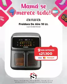 Catálogo Casa Silvia Página 8: Aiwa freidora de aire 10 lt. €21.100,00