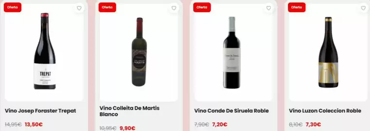 Catálogo Vinalium Página 1: Luzón - vino luzon coleccion roble €7,30, Vino conde de siruela roble €7,20